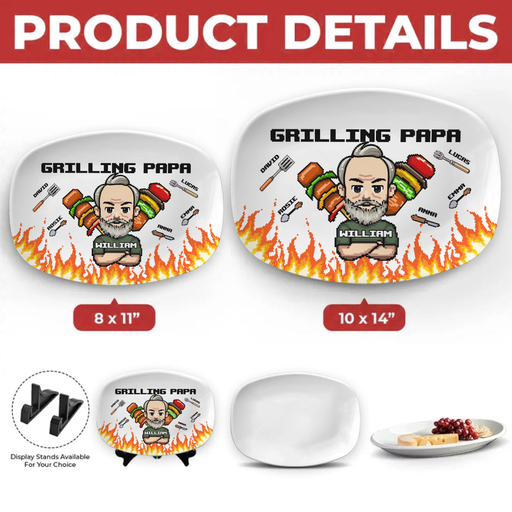Grilling Dad - Personalized Platter