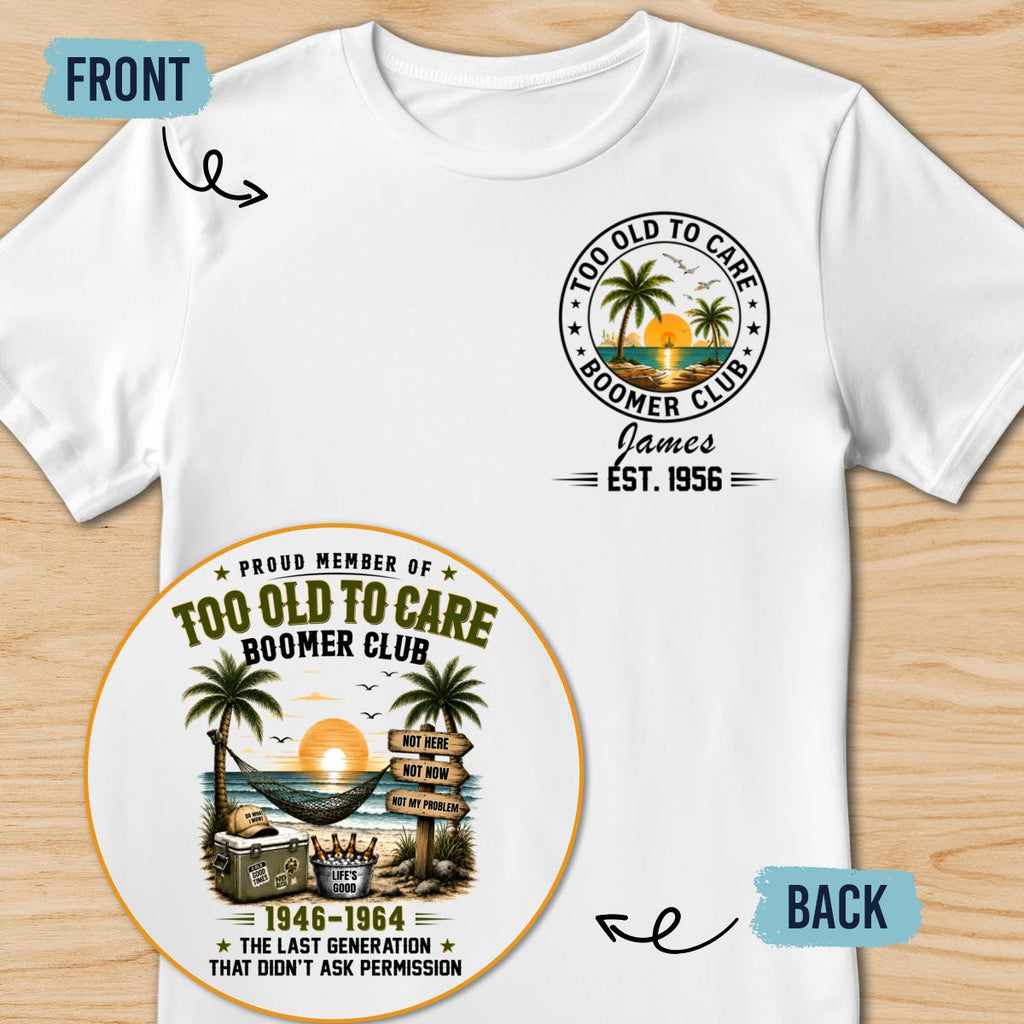 Custom Best Friend, Christmas & Birthday Friendship Keepsake Gift • My Give A Damn Is Broken - Personalized Shirt