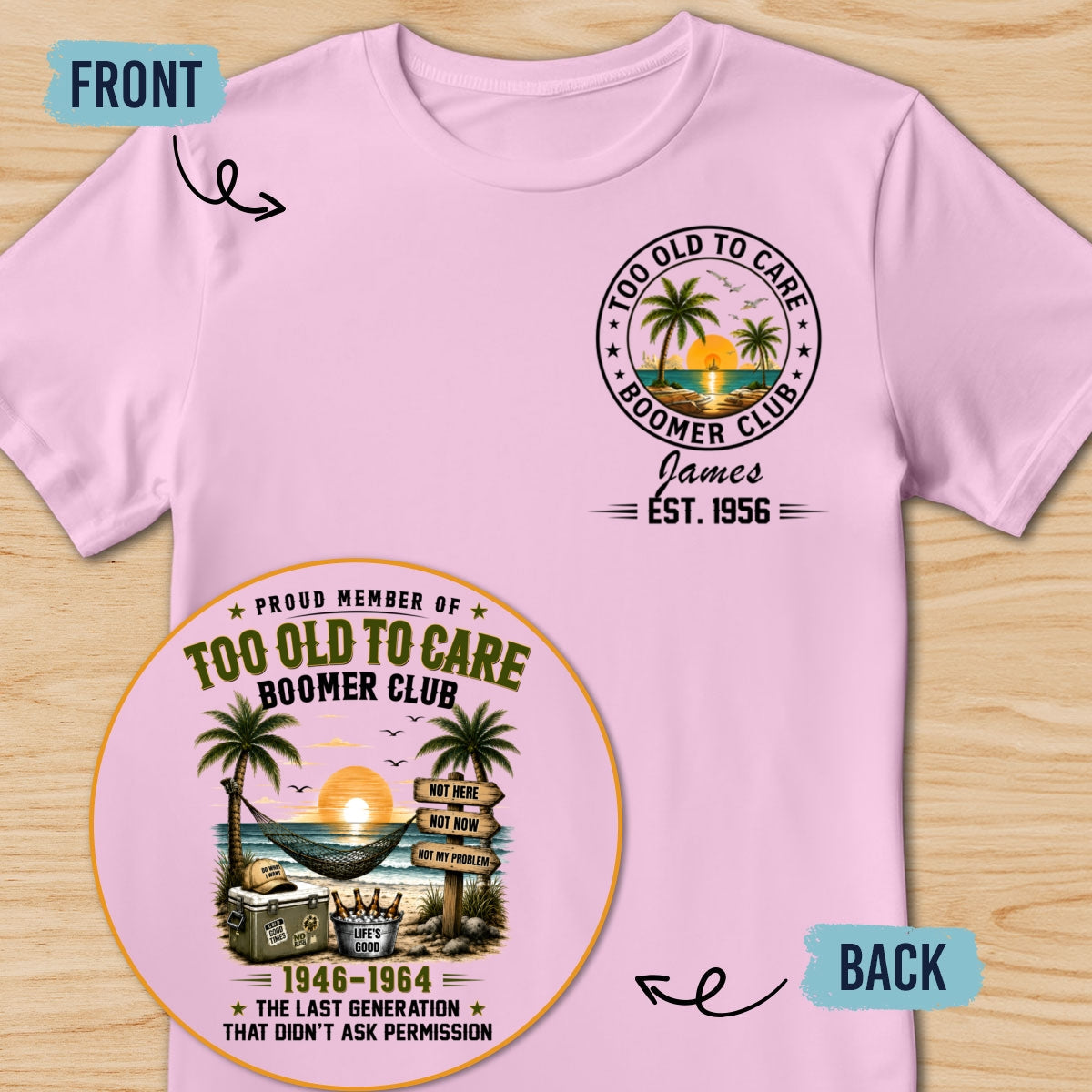 Custom Best Friend, Christmas & Birthday Friendship Keepsake Gift • My Give A Damn Is Broken - Personalized Shirt