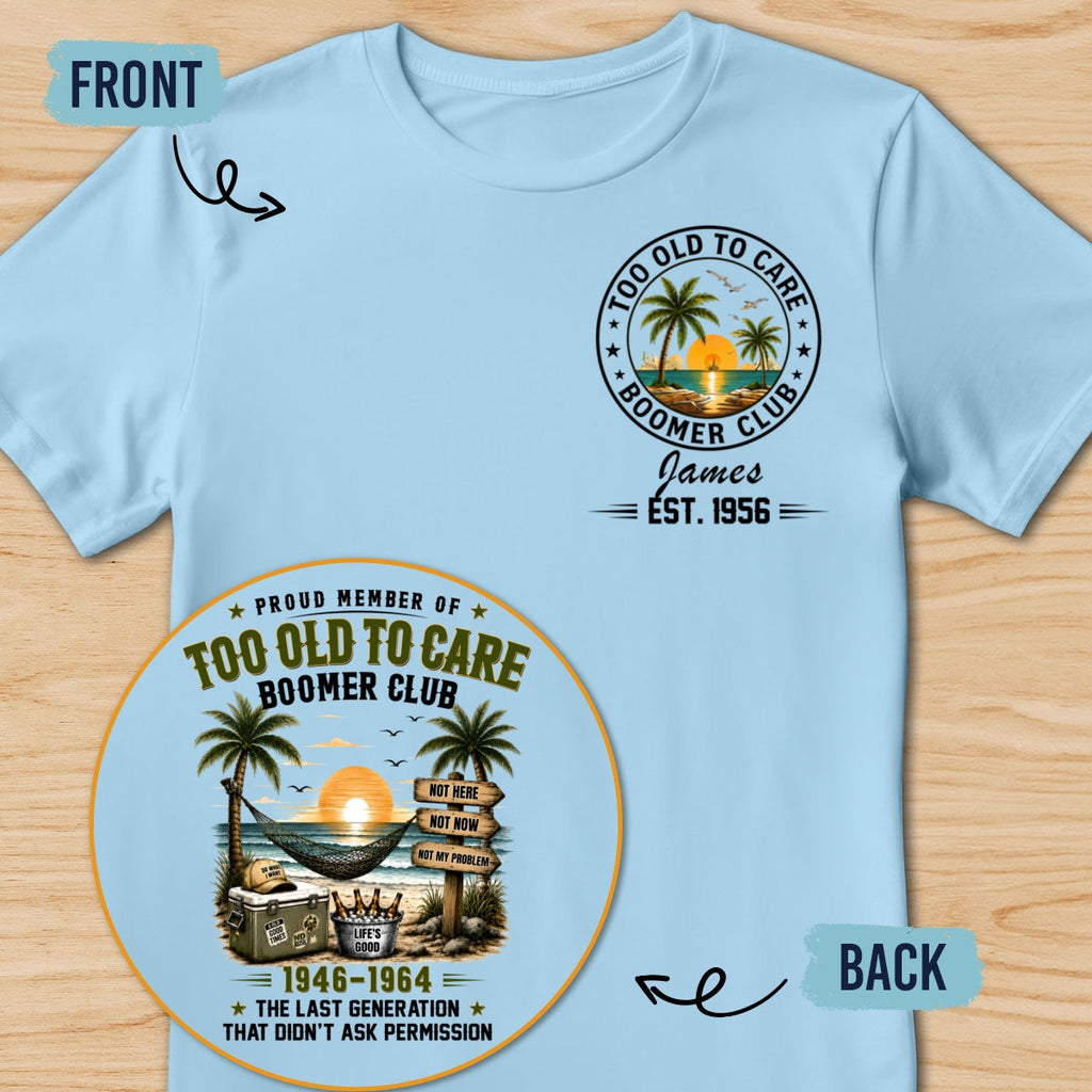Custom Best Friend, Christmas & Birthday Friendship Keepsake Gift • My Give A Damn Is Broken - Personalized Shirt