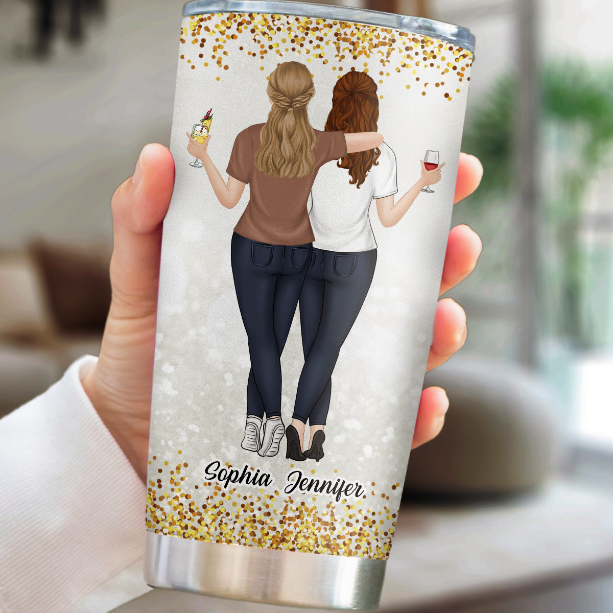 Custom Christmas Birthday Gifts For Best Friend • To My Badass Sister - Personalized Tumbler