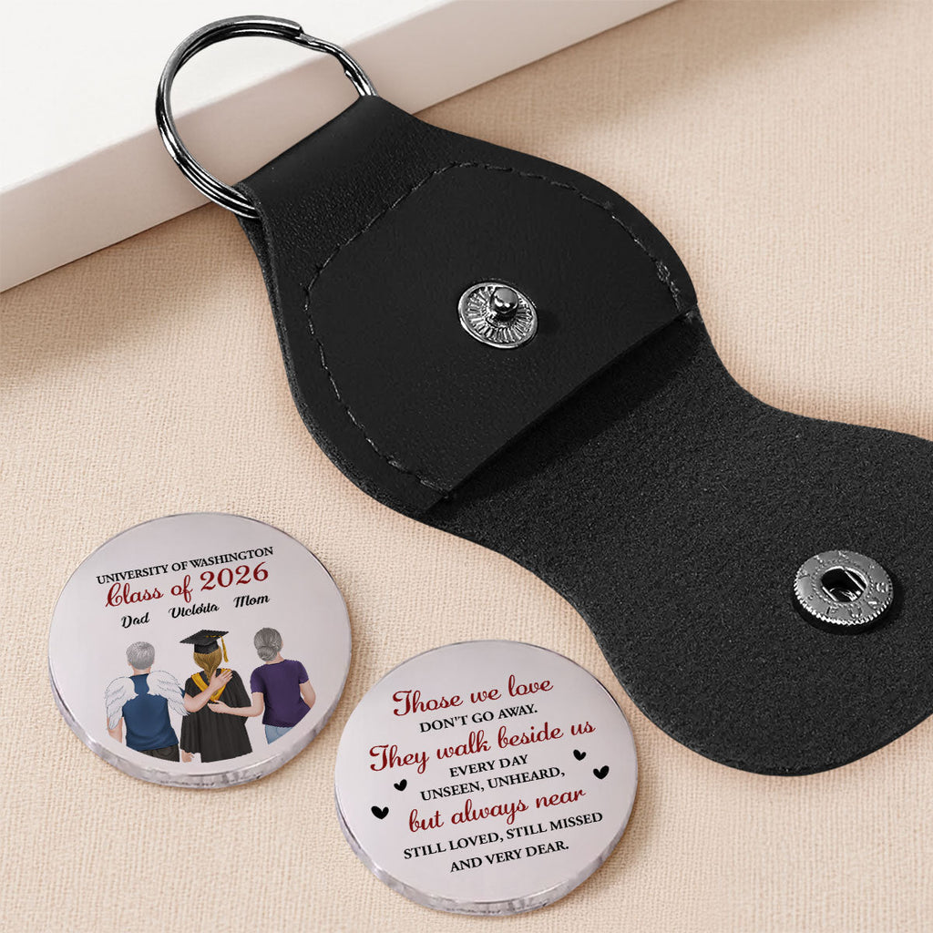 Custom Coin Keychain for Son, Father's Day Birthday Gifts • So Proud Of You Graduation Gift - Personalized Pocket Hug