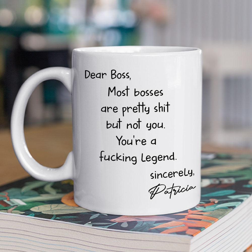 Custom Coworker, Christmas & Birthday Team Appreciation Gift • You Are A Legend - Personalized Coffee Mug