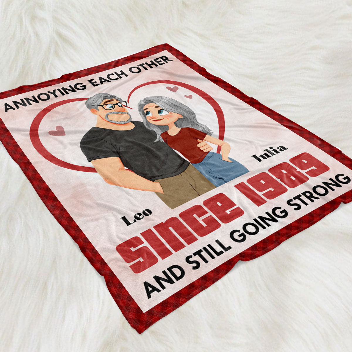 Forever With You - Personalized Fleece Blanket