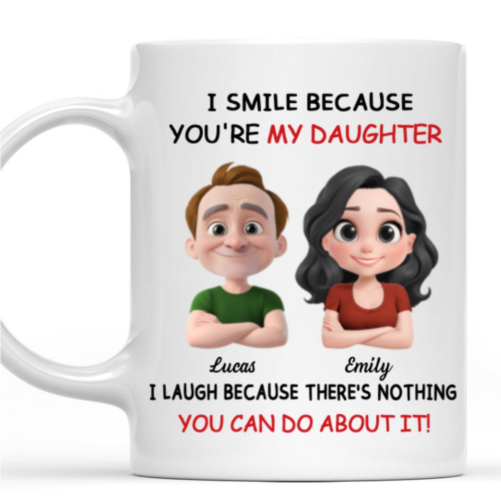 Custom Christmas & Birthday Gift for Daughter • Lovely Daughter - Personalized Coffee Mug