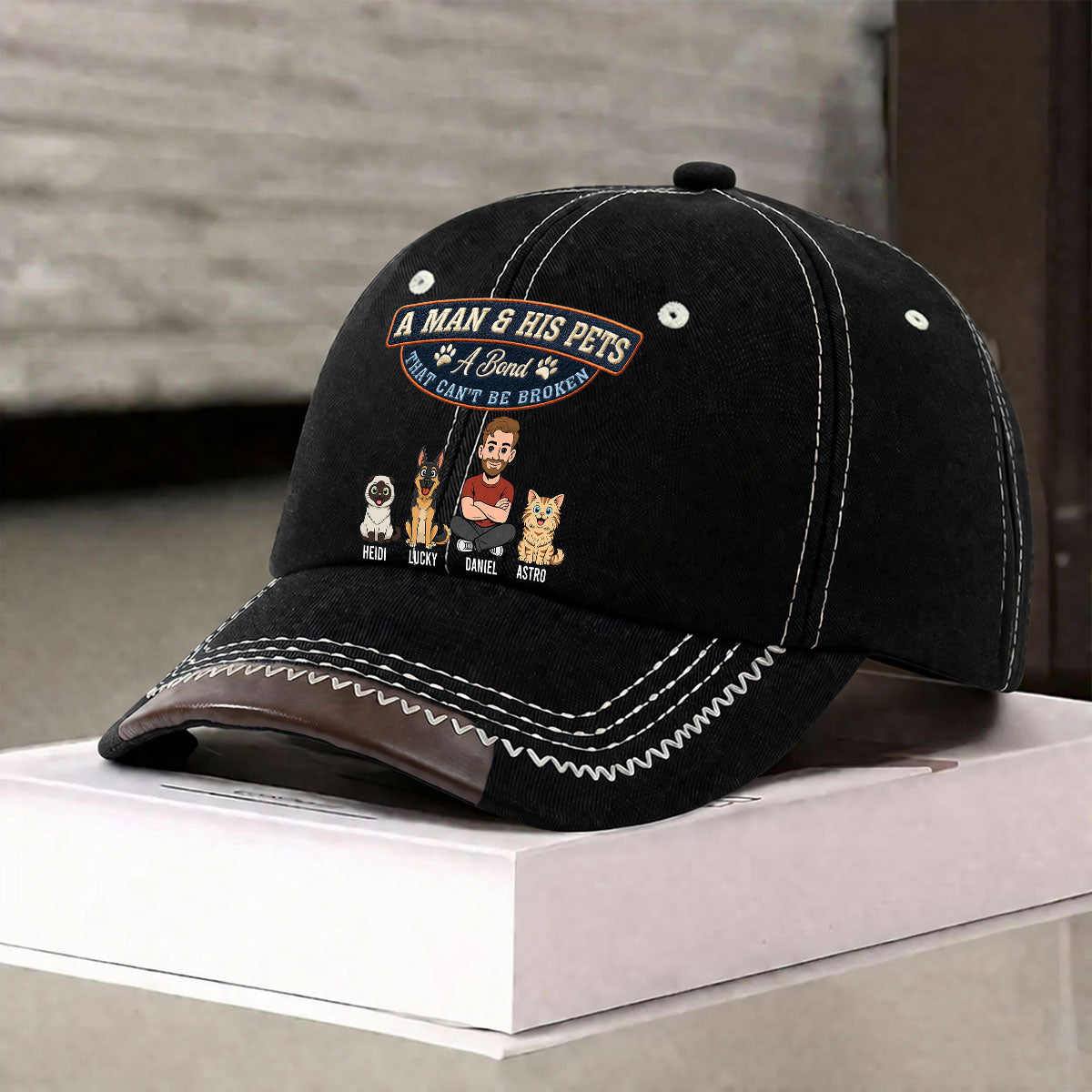 Forever My Pet - Personalized Vintage Soft Baseball Cap