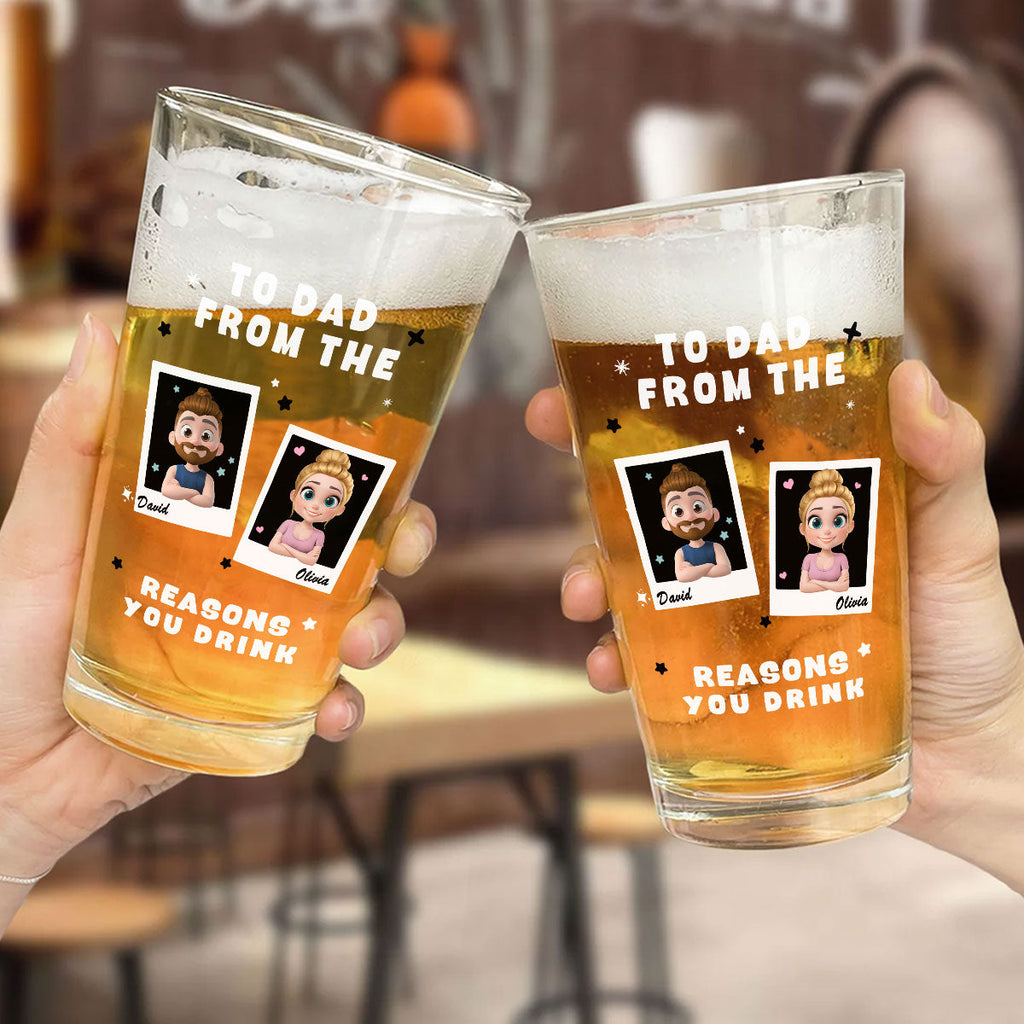 Best Daddy - Personalized Beer Glass