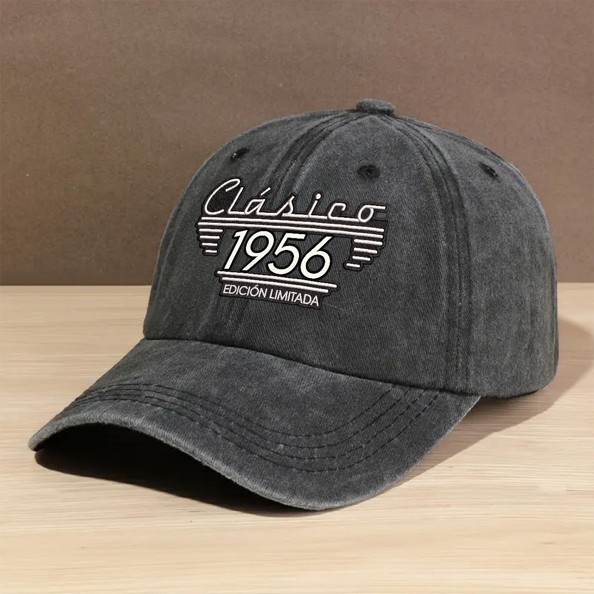 Custom Christmas Headwear Birthday Gifts for Dad, Grandpa • Edición Clásica - Gorra De Mezclilla Lavada Vintage Personalizada