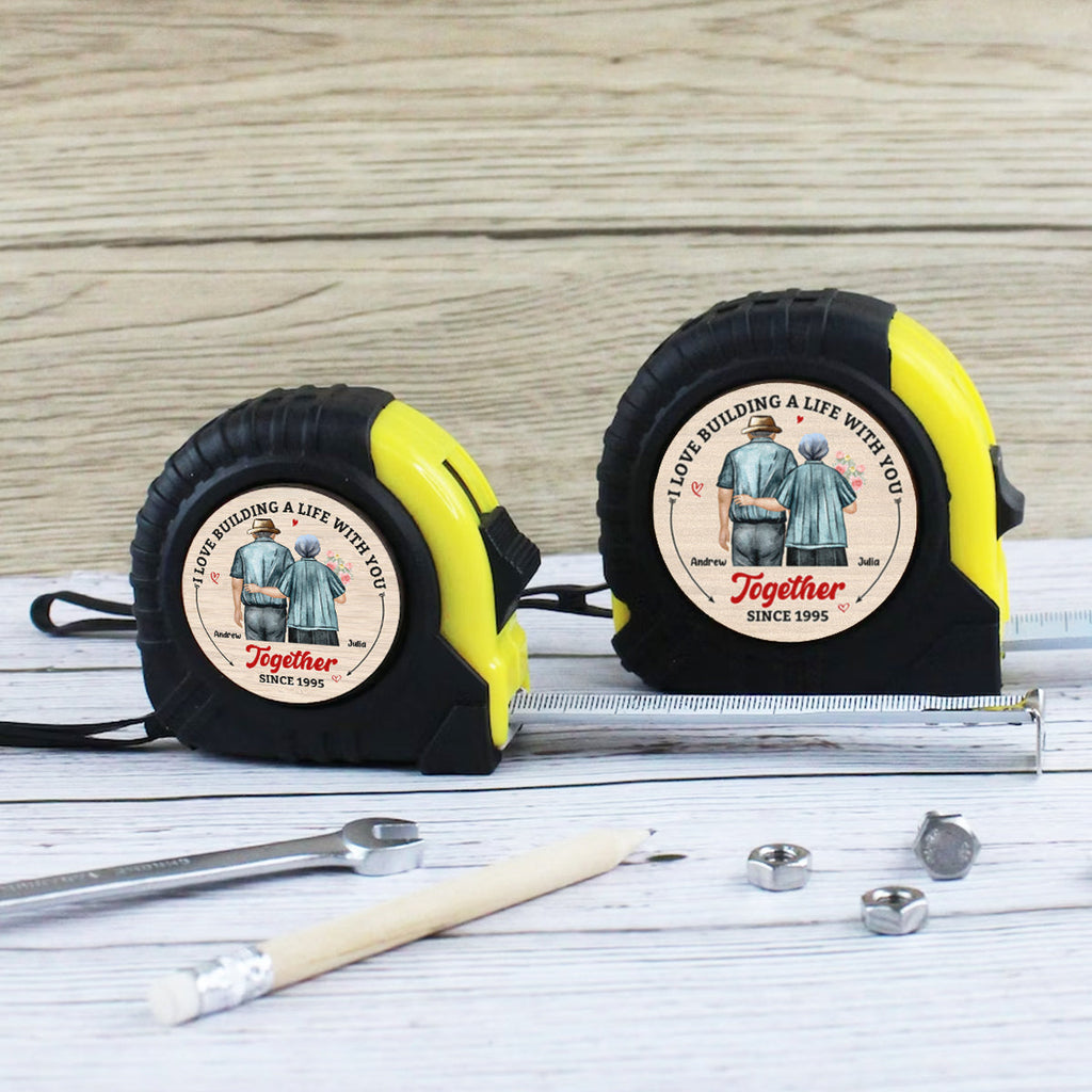 Building A Life - Personalized Tape Measure