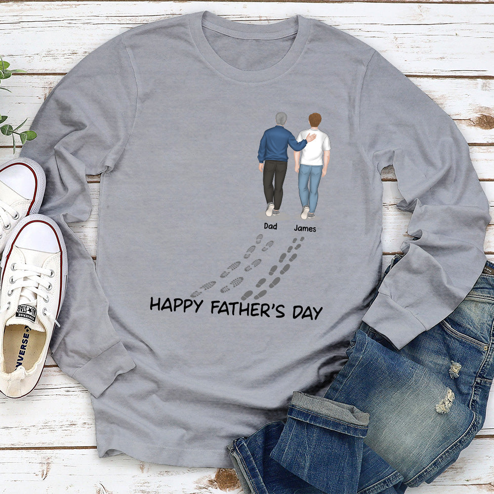 Custom Father's Day, Special Gift for Dad & Grandpa • My Dad Is My Hero - Personalized Shirt
