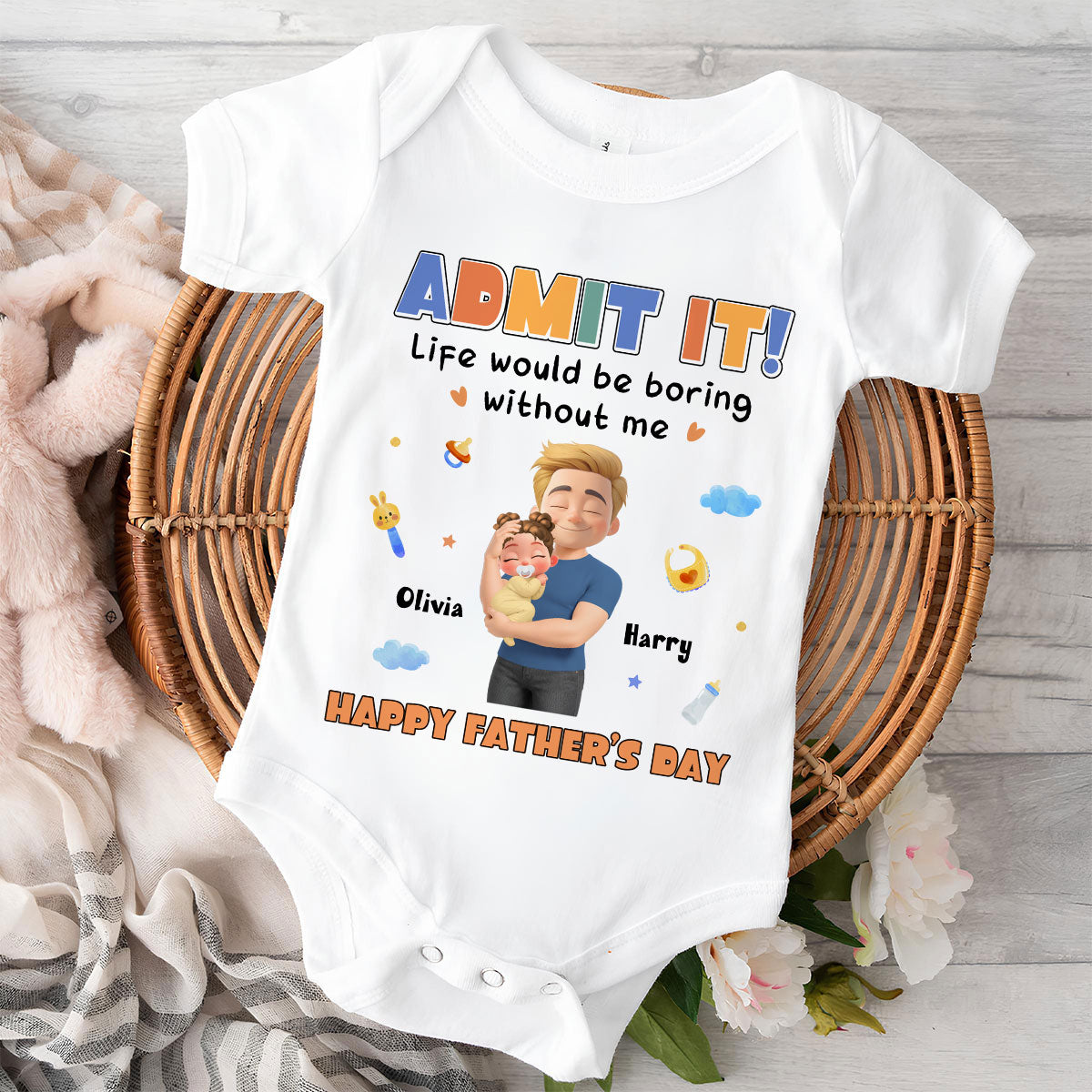 Admit It - Personalized Baby Onesie