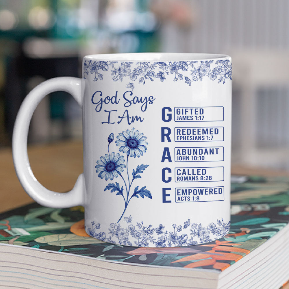 Custom Christmas & Birthday Gift for Daughter • As God Says - Personalized Coffee Mug