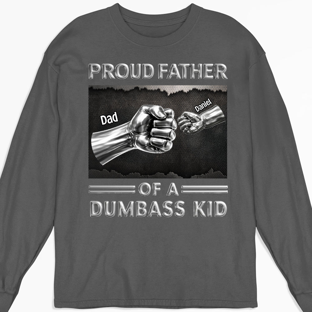 Custom Father's Day, Special Gift for Dad & Grandpa • Proud Daddy - Personalized Shirt