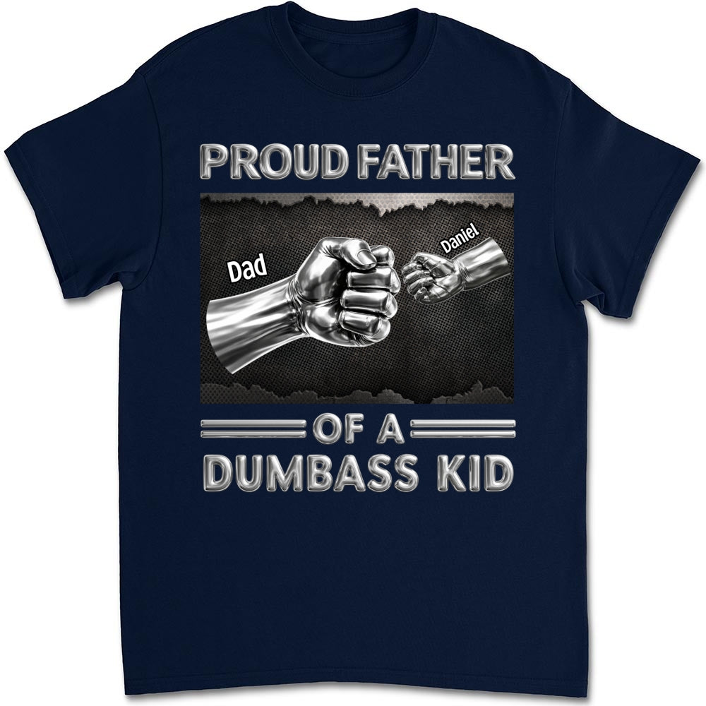 Custom Father's Day, Special Gift for Dad & Grandpa • Proud Daddy - Personalized Shirt