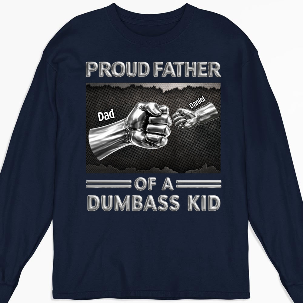 Custom Father's Day, Special Gift for Dad & Grandpa • Proud Daddy - Personalized Shirt