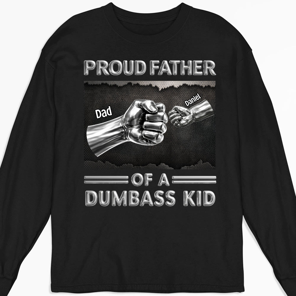 Custom Father's Day, Special Gift for Dad & Grandpa • Proud Daddy - Personalized Shirt