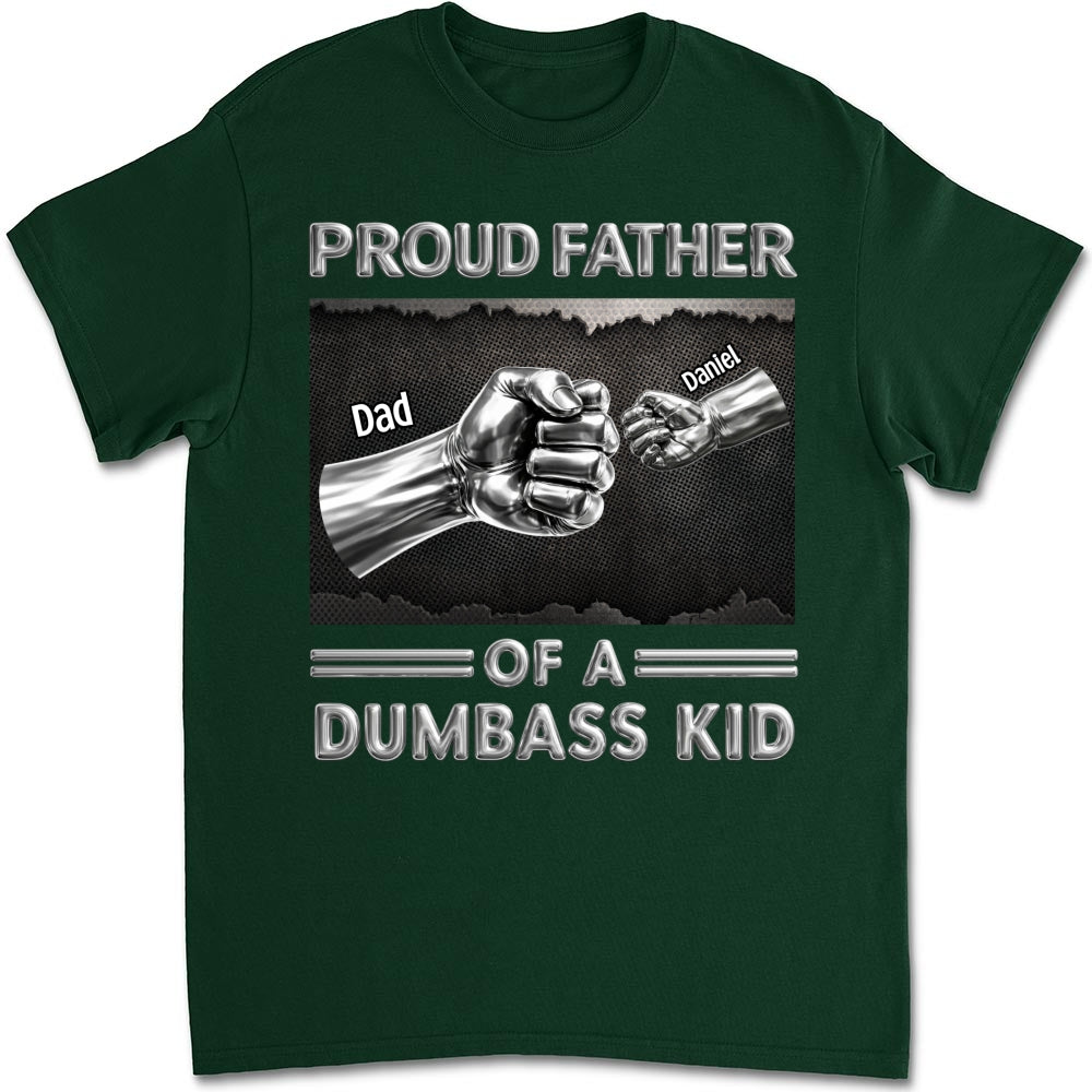 Custom Father's Day, Special Gift for Dad & Grandpa • Proud Daddy - Personalized Shirt