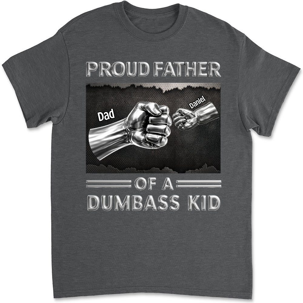 Custom Father's Day, Special Gift for Dad & Grandpa • Proud Daddy - Personalized Shirt