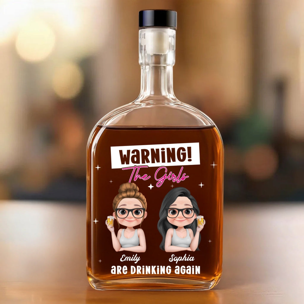 Drinking Alert - Personalized Spirits Decanter
