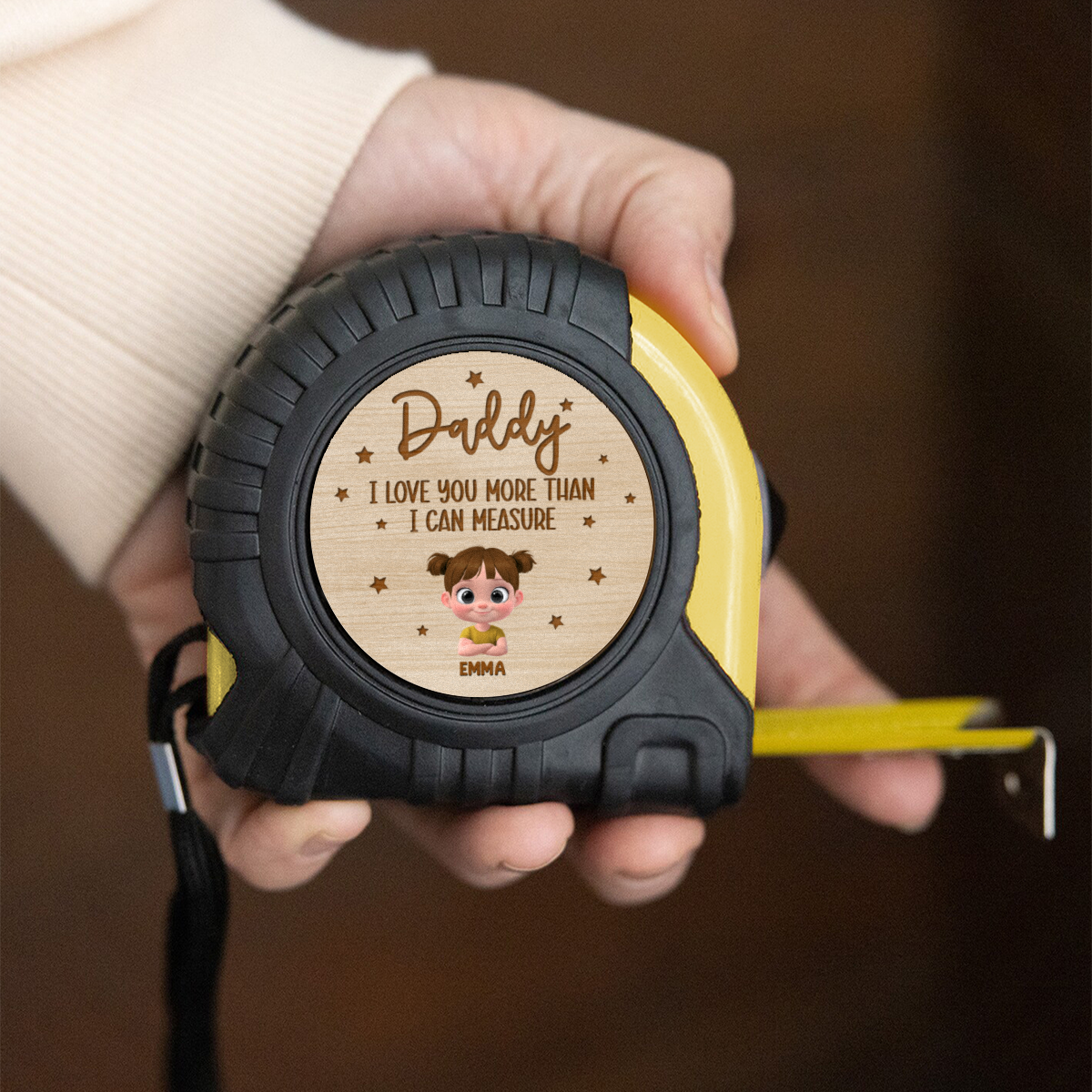 We Love You Dad - Personalized Tape Measure