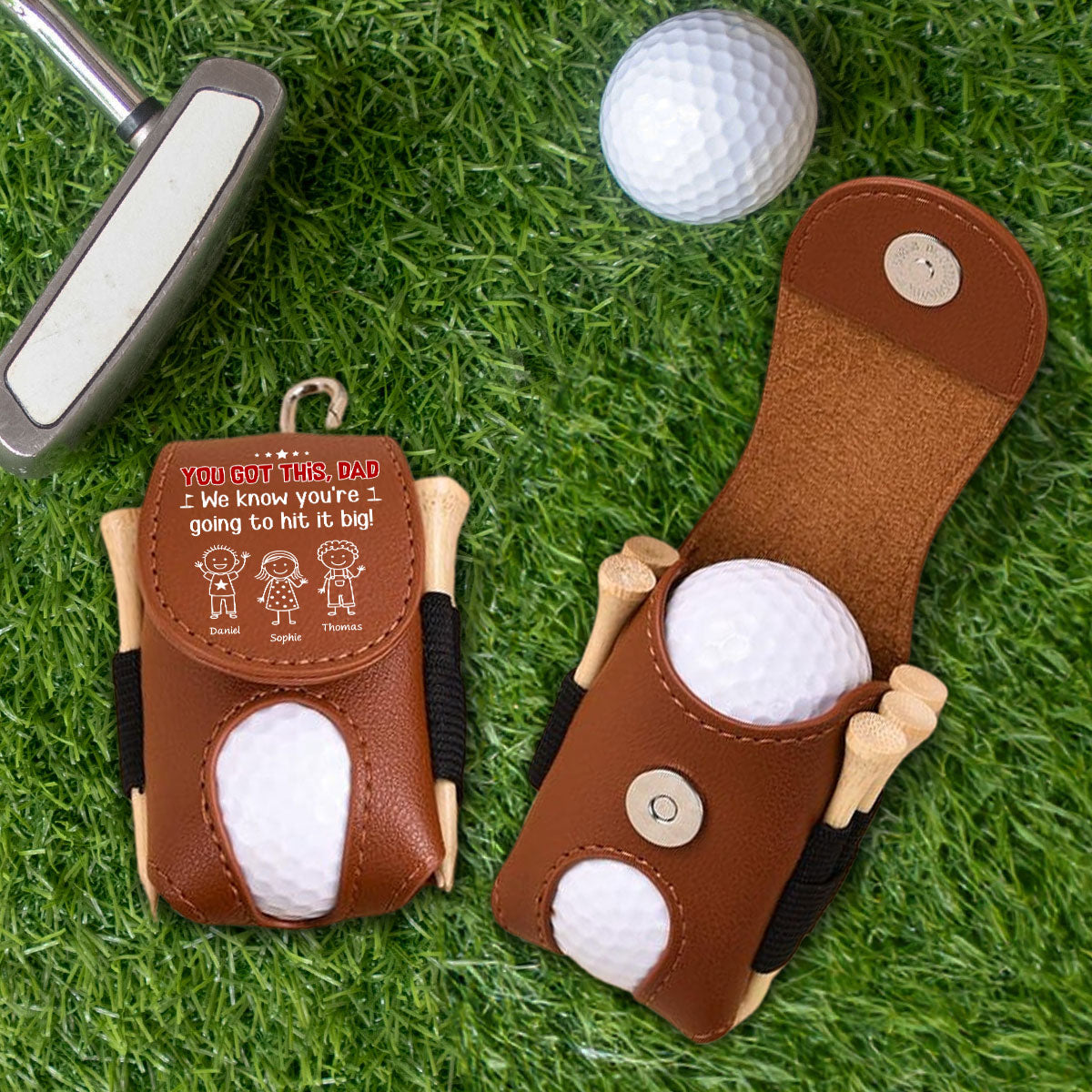 You Are Going To Hit It Big - Personalized Golf Ball Bag