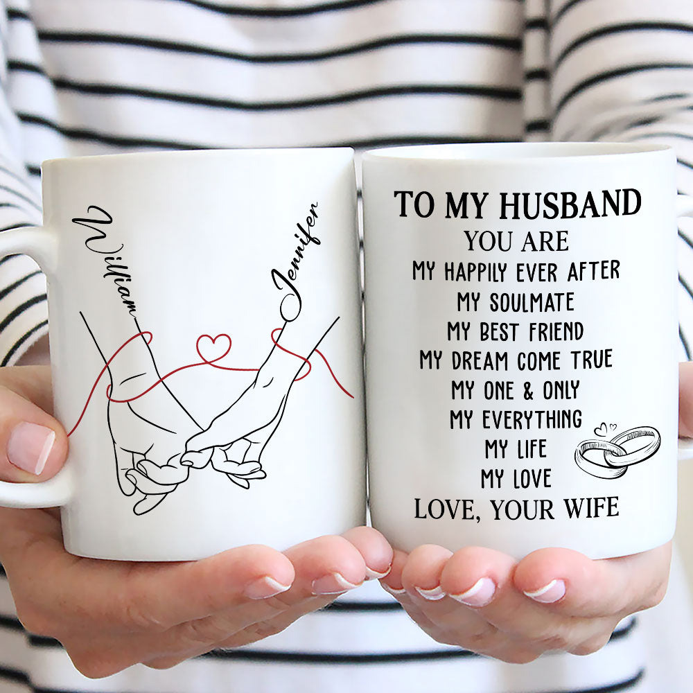 Custom Anniversary Keepsake Gifts For Couple • My Life My Love - Personalized Coffee Mug