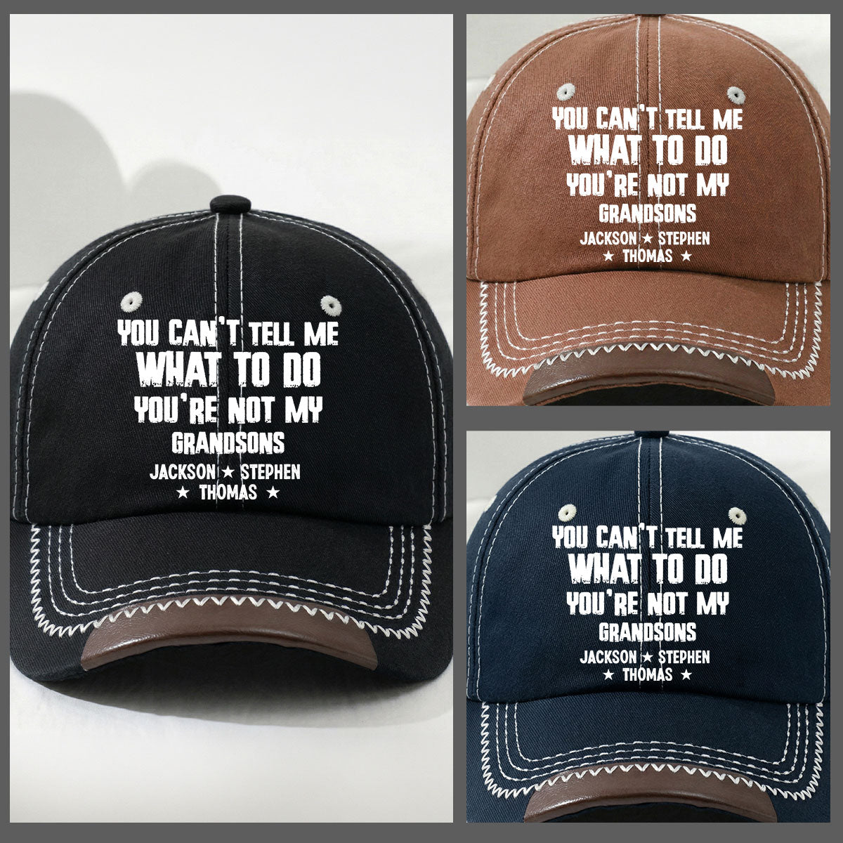 You Can Not Tell Me What To Do - Personalized Vintage Soft Baseball Cap