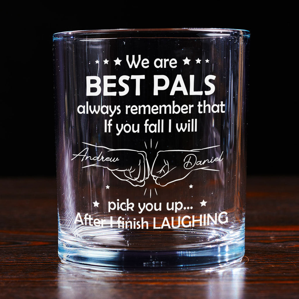 Custom Christmas Birthday Drinkware Gifts for Brother • After I Finish Laughing - Personalized Whiskey Glass