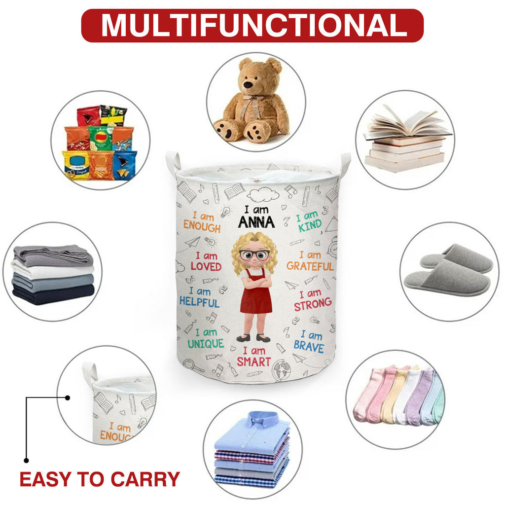 I Am Grateful - Personalized Basket