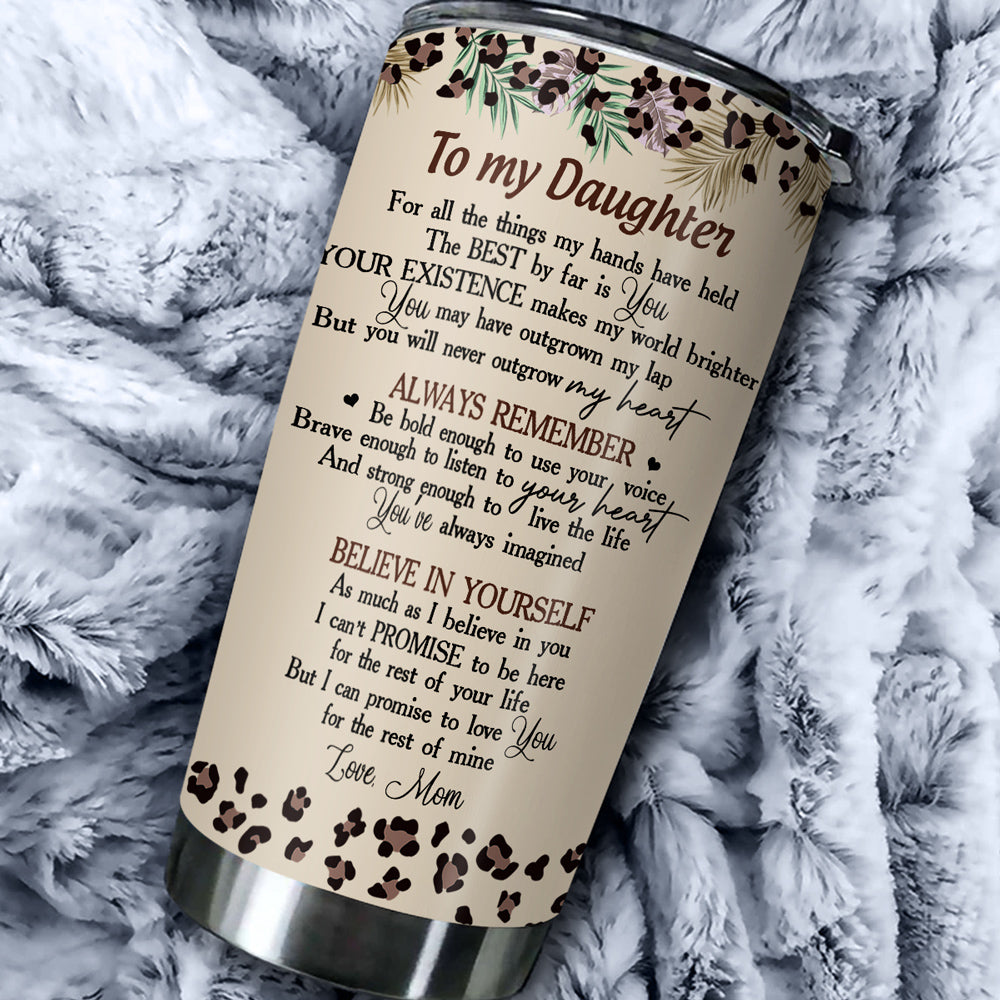 Custom Christmas Birthday Gifts For Daughter • Always Remember - Personalized Tumbler