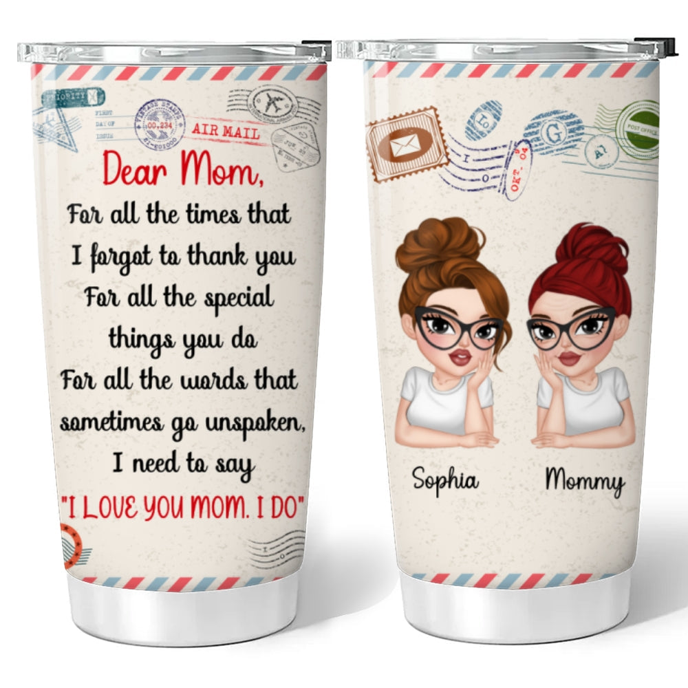 Custom Christmas Birthday Gifts For Mom • Love You Always - Personalized Tumbler