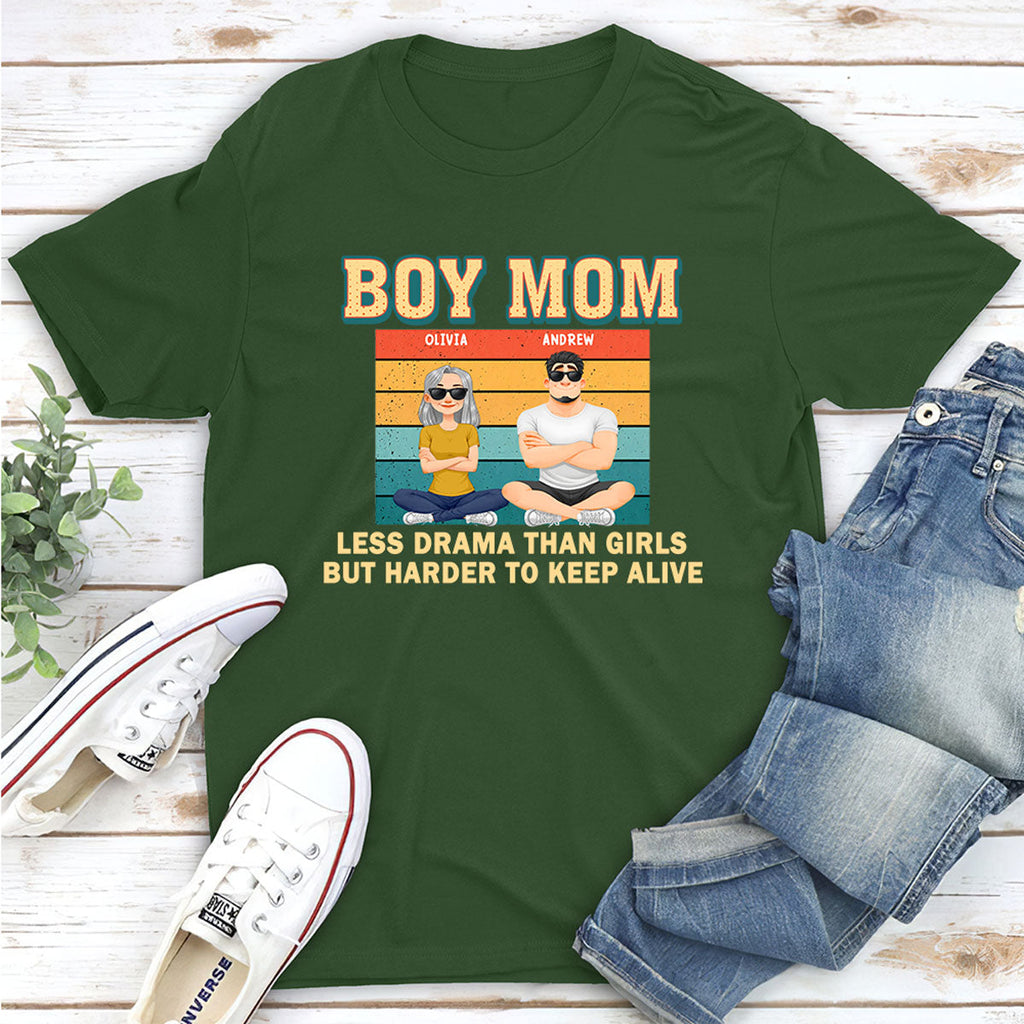 Custom Christmas Anniversary Keepsake Gifts For Wife • Boy Mom - Personalized Shirt