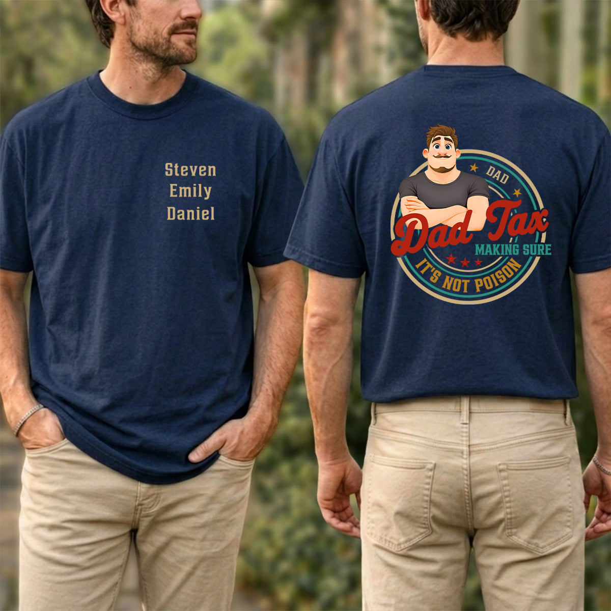 Custom Father's Day, Special Gift for Dad & Grandpa • Not Poison - Personalized Shirt