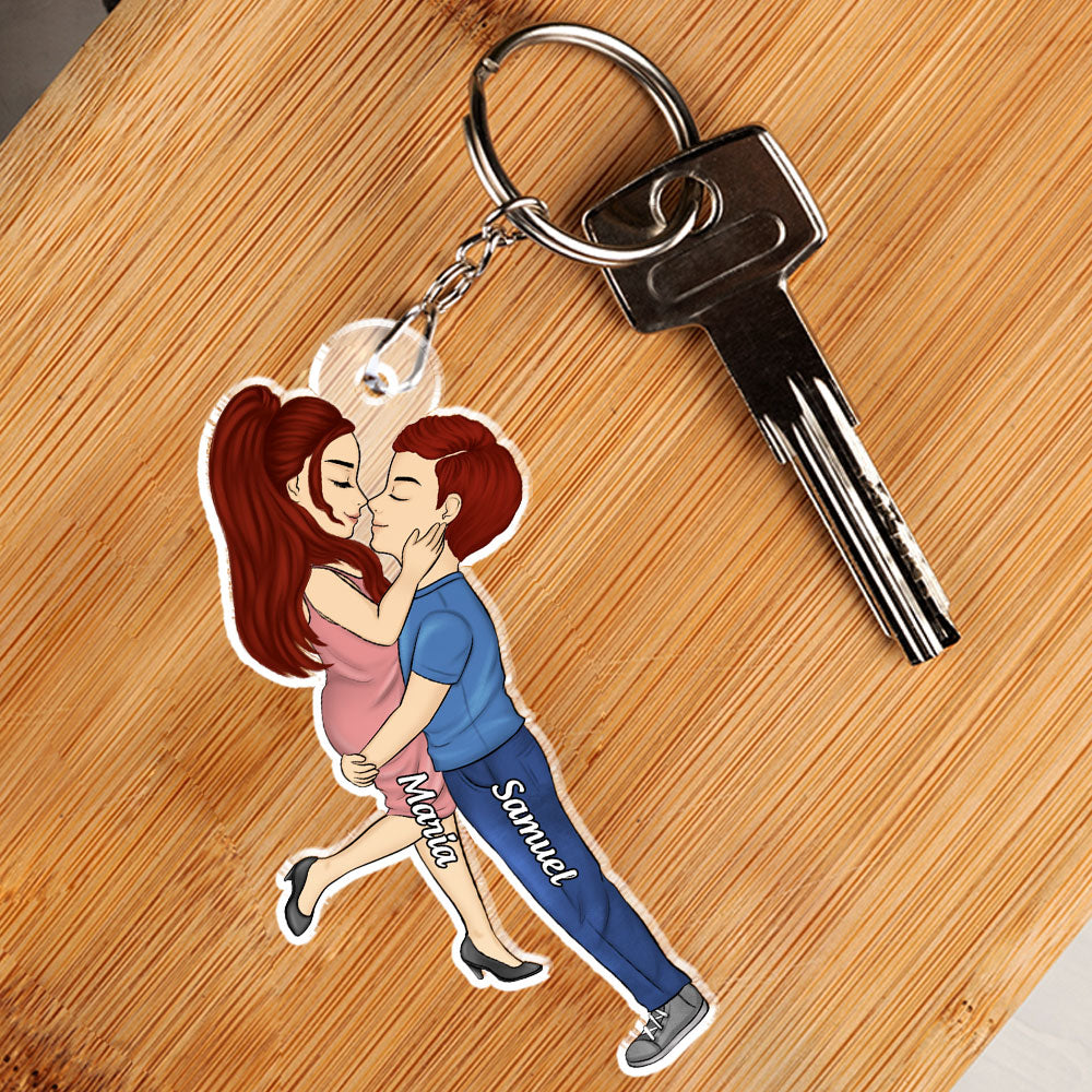 I Love You - Personalized Acrylic Keychain