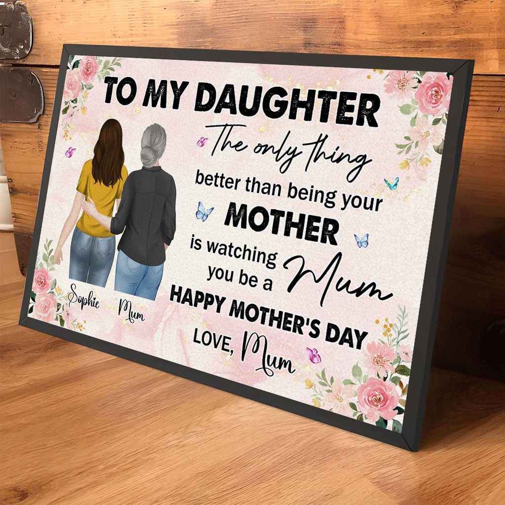 From Mother To Mum - Personalized Poster