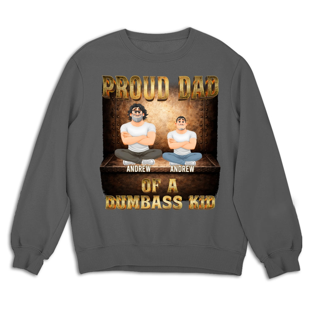 Custom Christmas & Birthday Keepsake Gift • Proud Father Vibes - Personalized Shirt