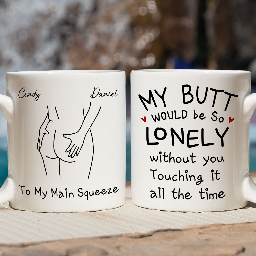 Custom Anniversary Keepsake Gifts For Couple • To My Main Squeeze - Personalized Coffee Mug