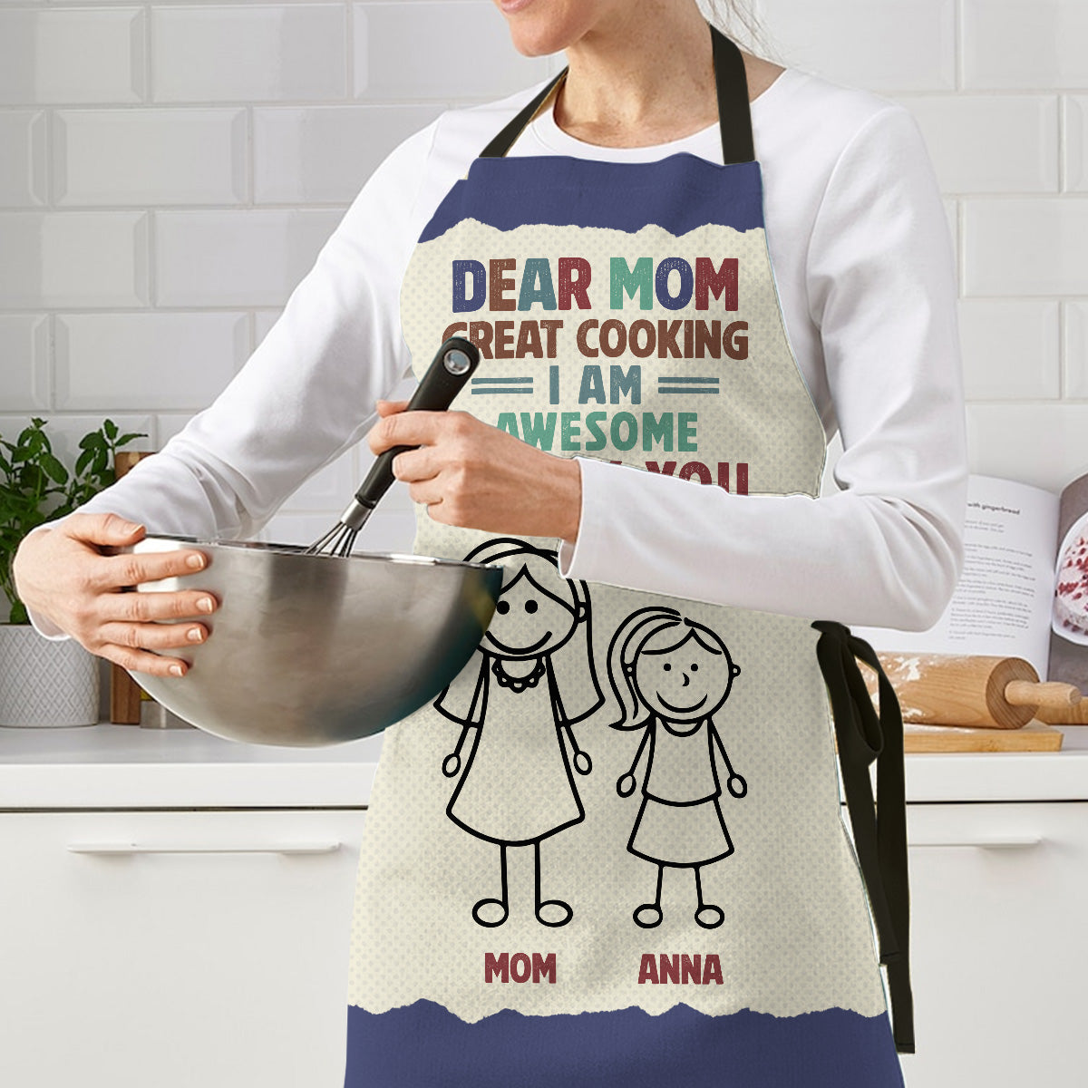Great Cooking Mom - Personalized Apron