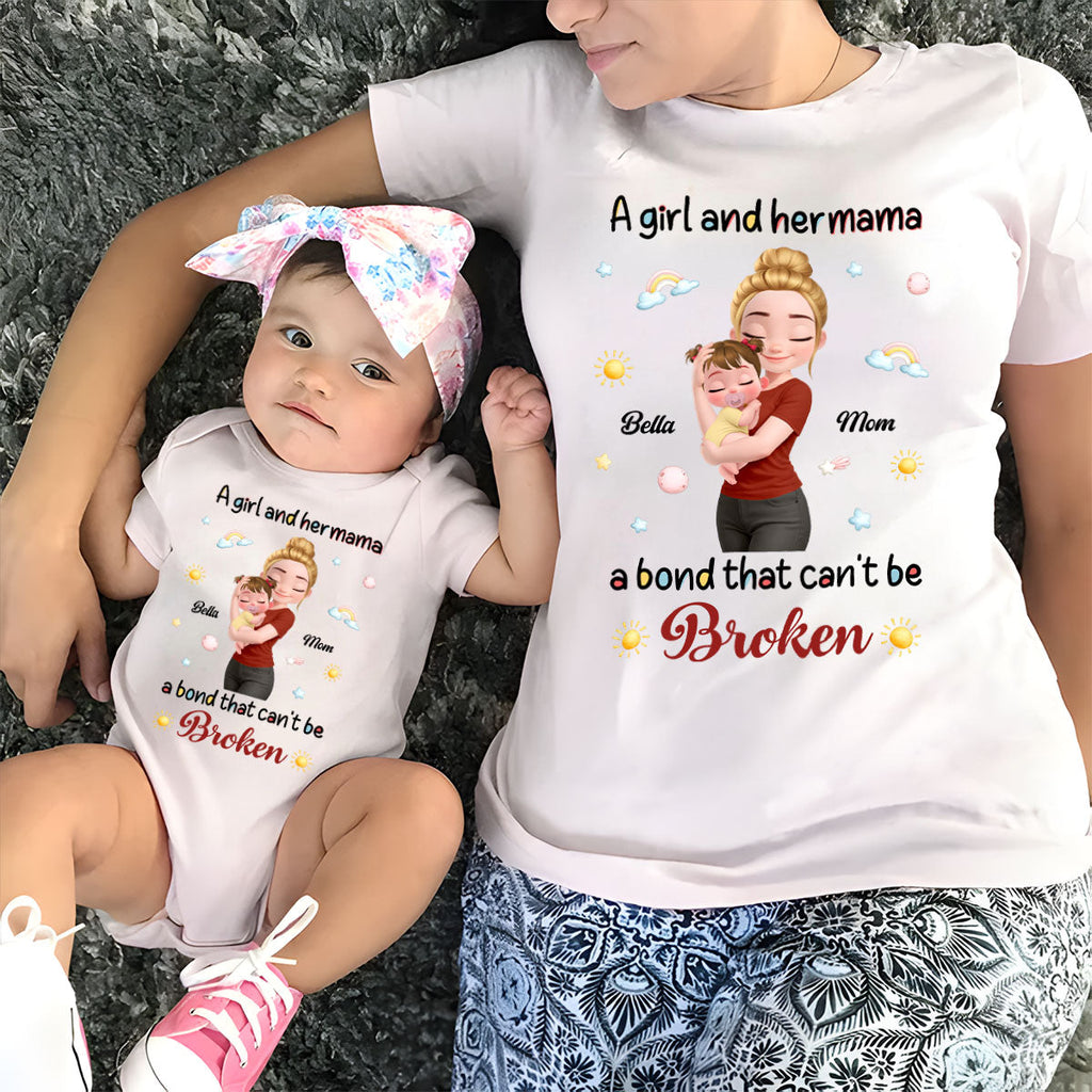 Custom Christmas & Birthday Keepsake Gift • A Baby And Mama - Personalized Shirt