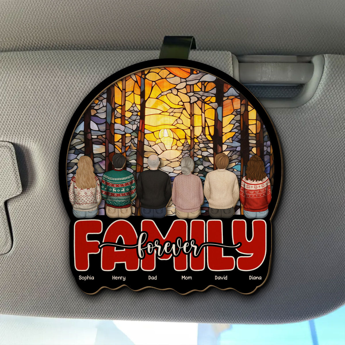 Endless Love - Personalized Car Visor Clip