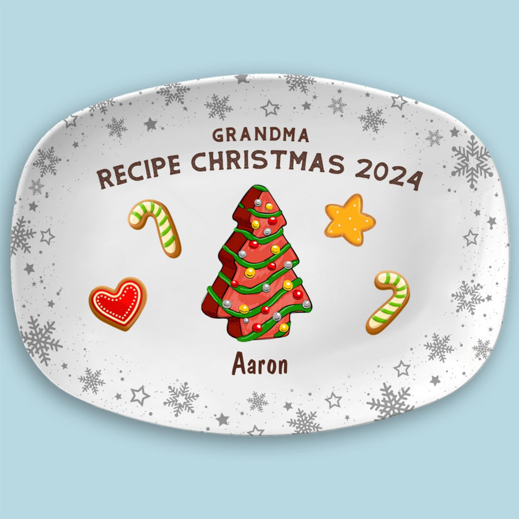 Recipe For Christmas 2024 - Personalized Platter