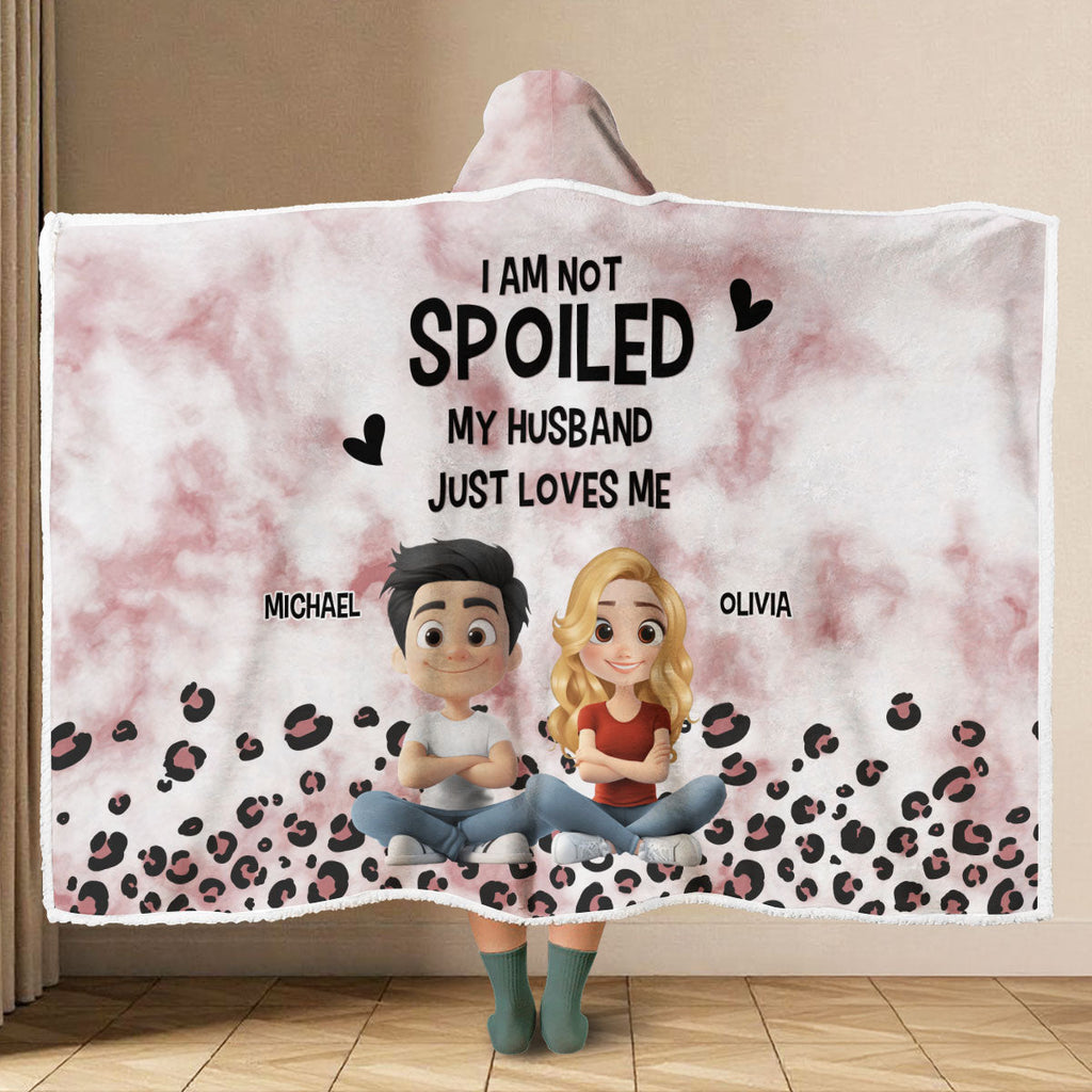 Just Loves Me - Personalized Hooded Blanket