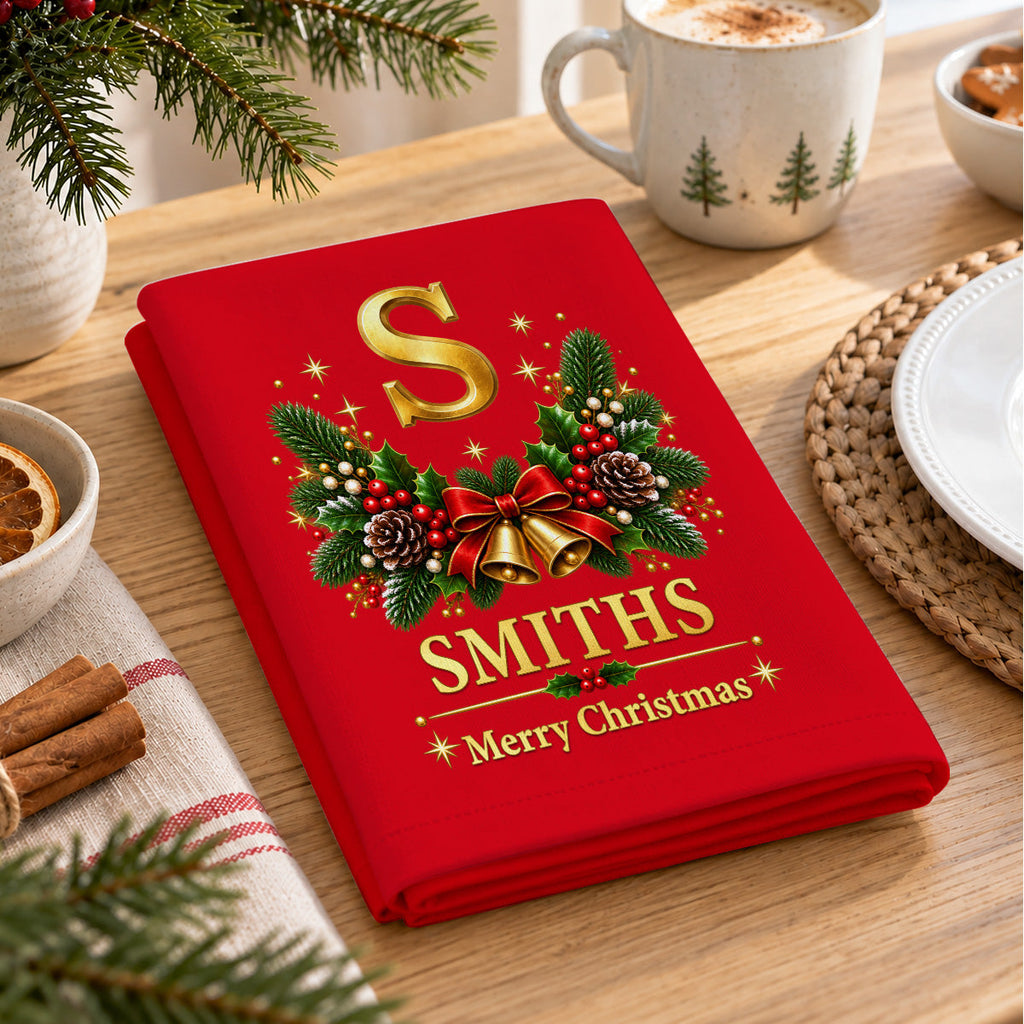 Tis The Christmas - Personalized Napkin