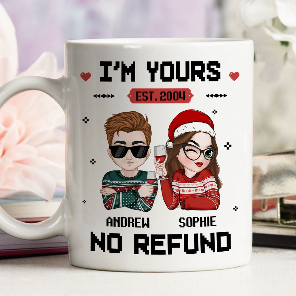 Custom Anniversary Keepsake Gifts For Couple • I Am Yours - Personalized Coffee Mug