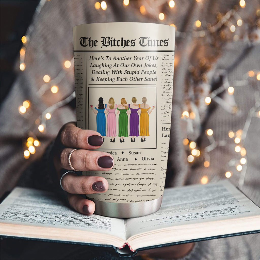 Custom Christmas Birthday Gifts For Best Friend • Keeping Each Other Sane - Personalized Tumbler