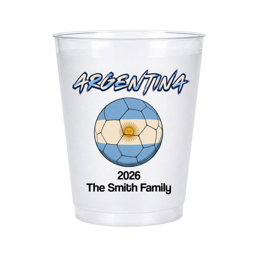 Global Tournament - Personalized Frosted Cup