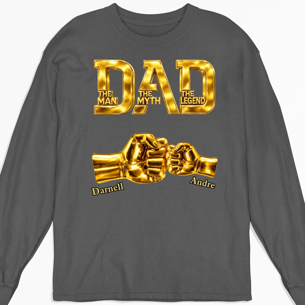 Custom Christmas Anniversary Keepsake Gifts For Husband • Dad The Legend - Personalized Shirt