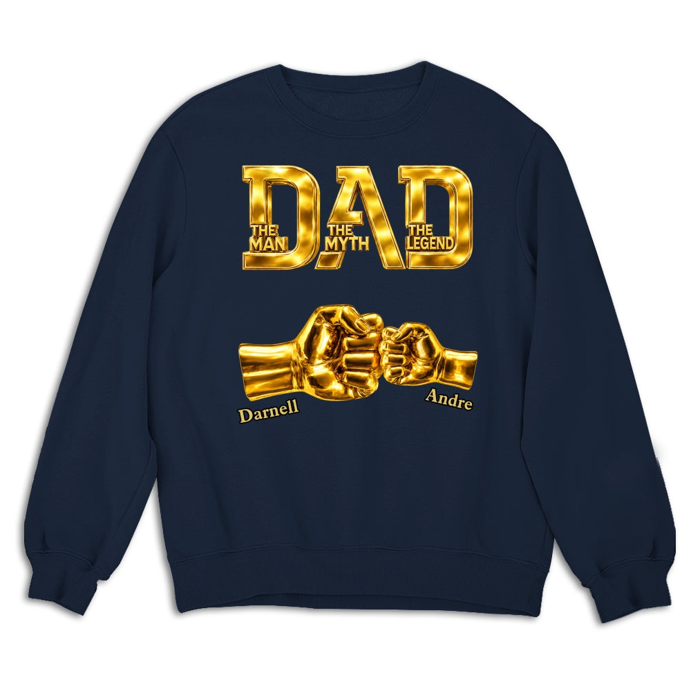 Custom Christmas Anniversary Keepsake Gifts For Husband • Dad The Legend - Personalized Shirt