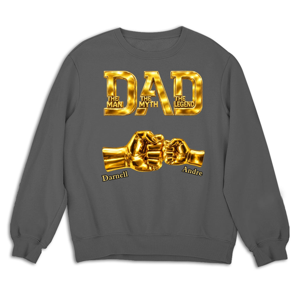 Custom Christmas Anniversary Keepsake Gifts For Husband • Dad The Legend - Personalized Shirt