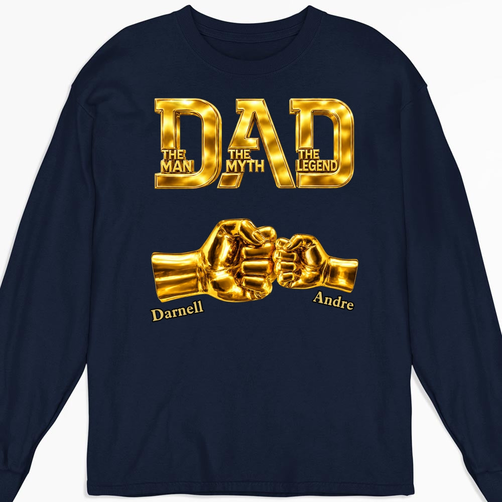 Custom Christmas Anniversary Keepsake Gifts For Husband • Dad The Legend - Personalized Shirt